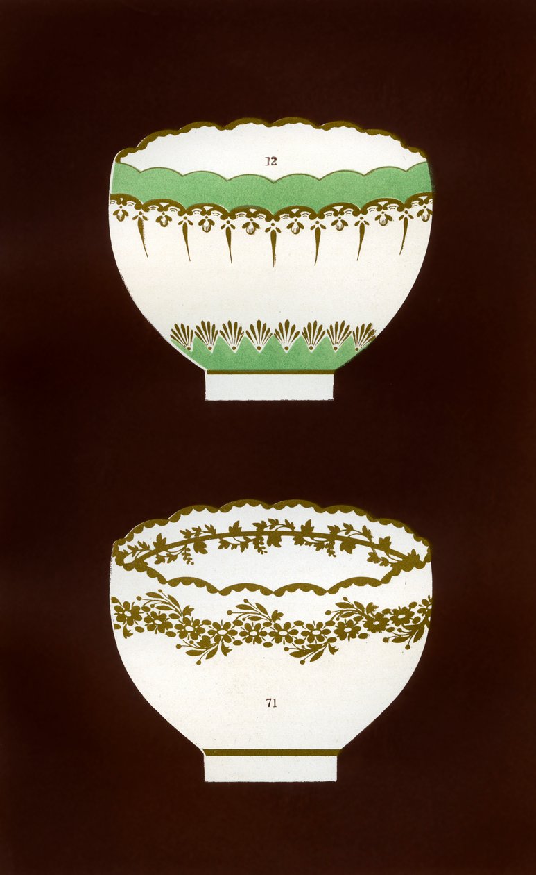 Derby-Muster, 1876 von Hall and England