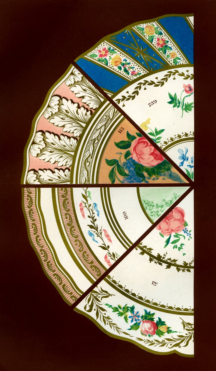 Derby-Muster, 1876 von Hall and England