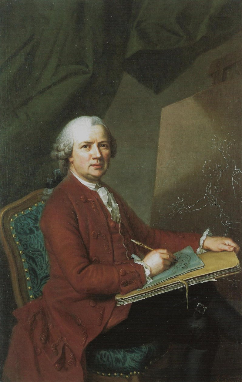 Selbstporträt von Emanuel Handmann