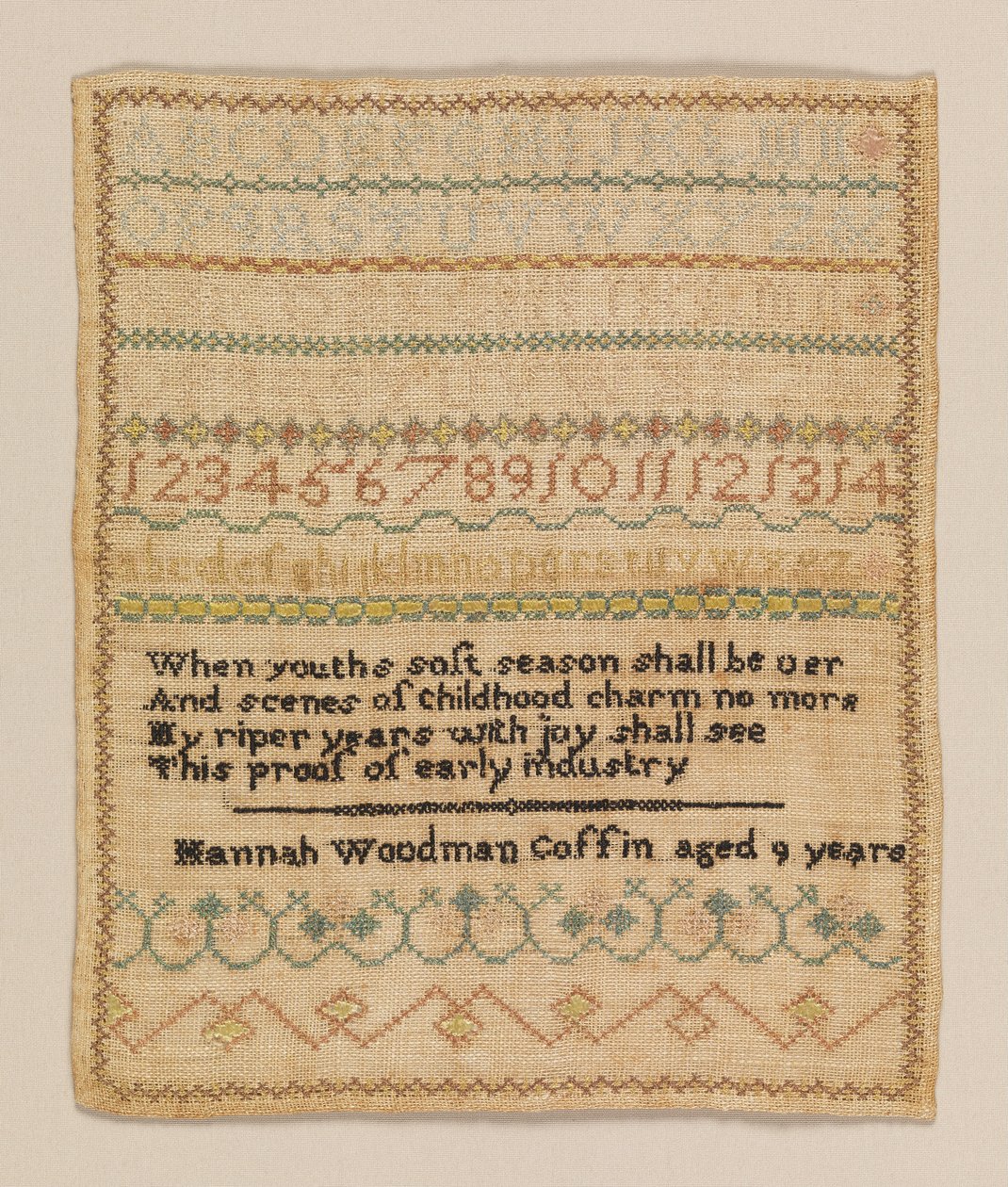Muster von Hannah Woodman Coffin