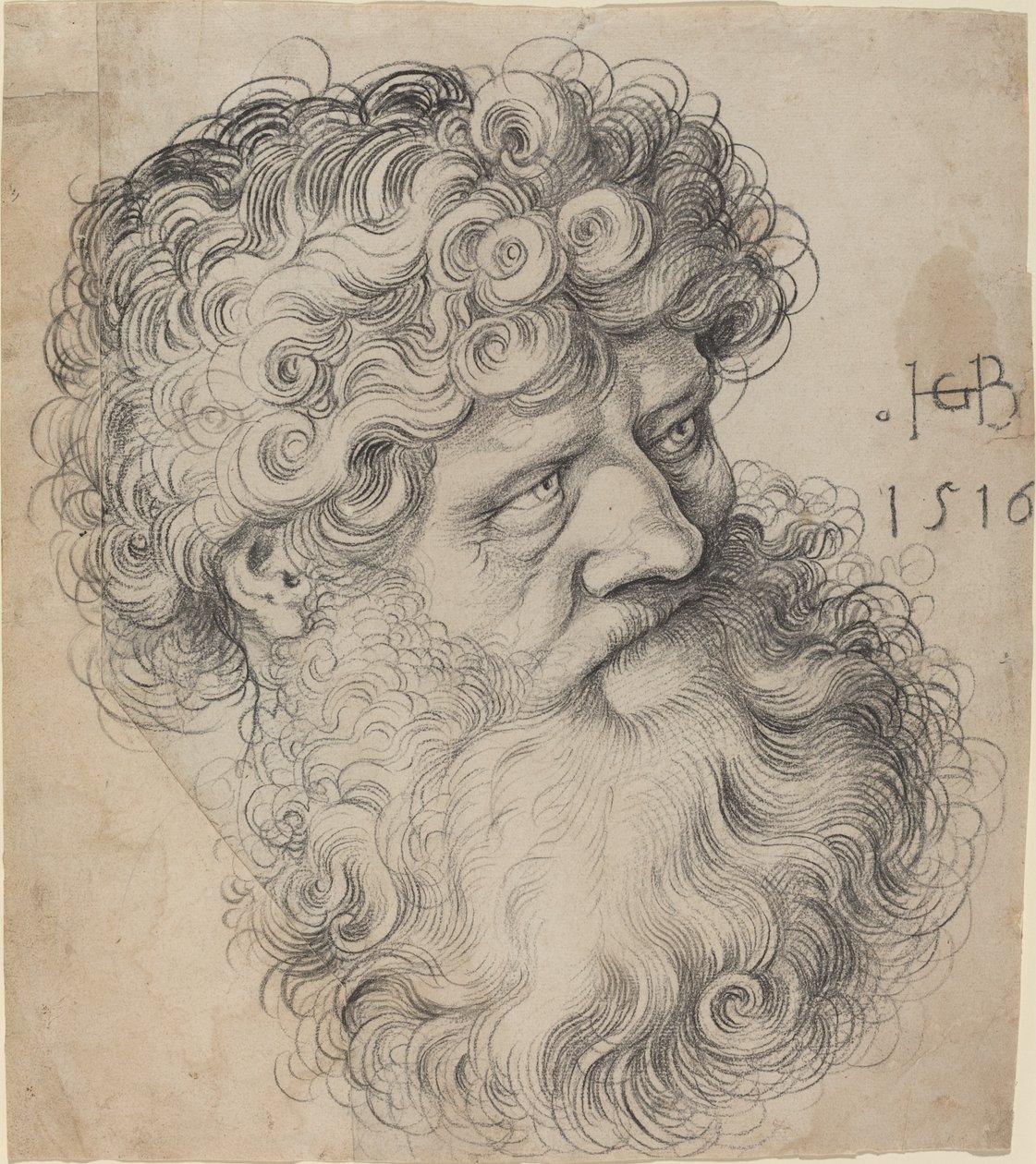 Kopf von Johannes dem Täufer von Hans Baldung Grien