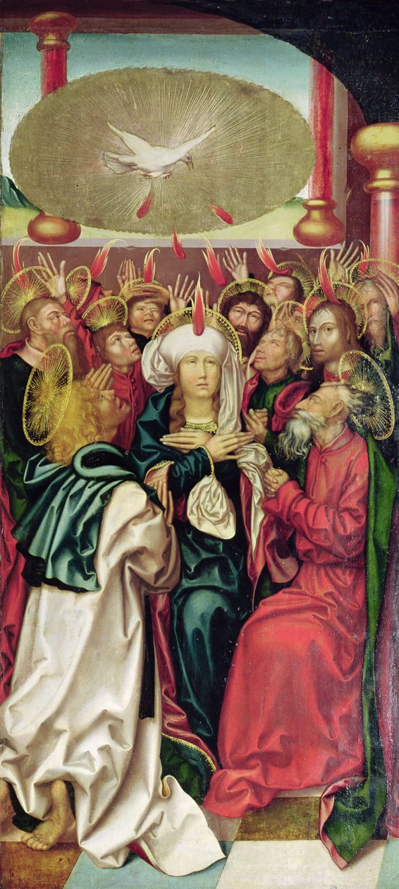 Bugnon-Altar: Pfingsten, ca. 1507 von Hans Fries