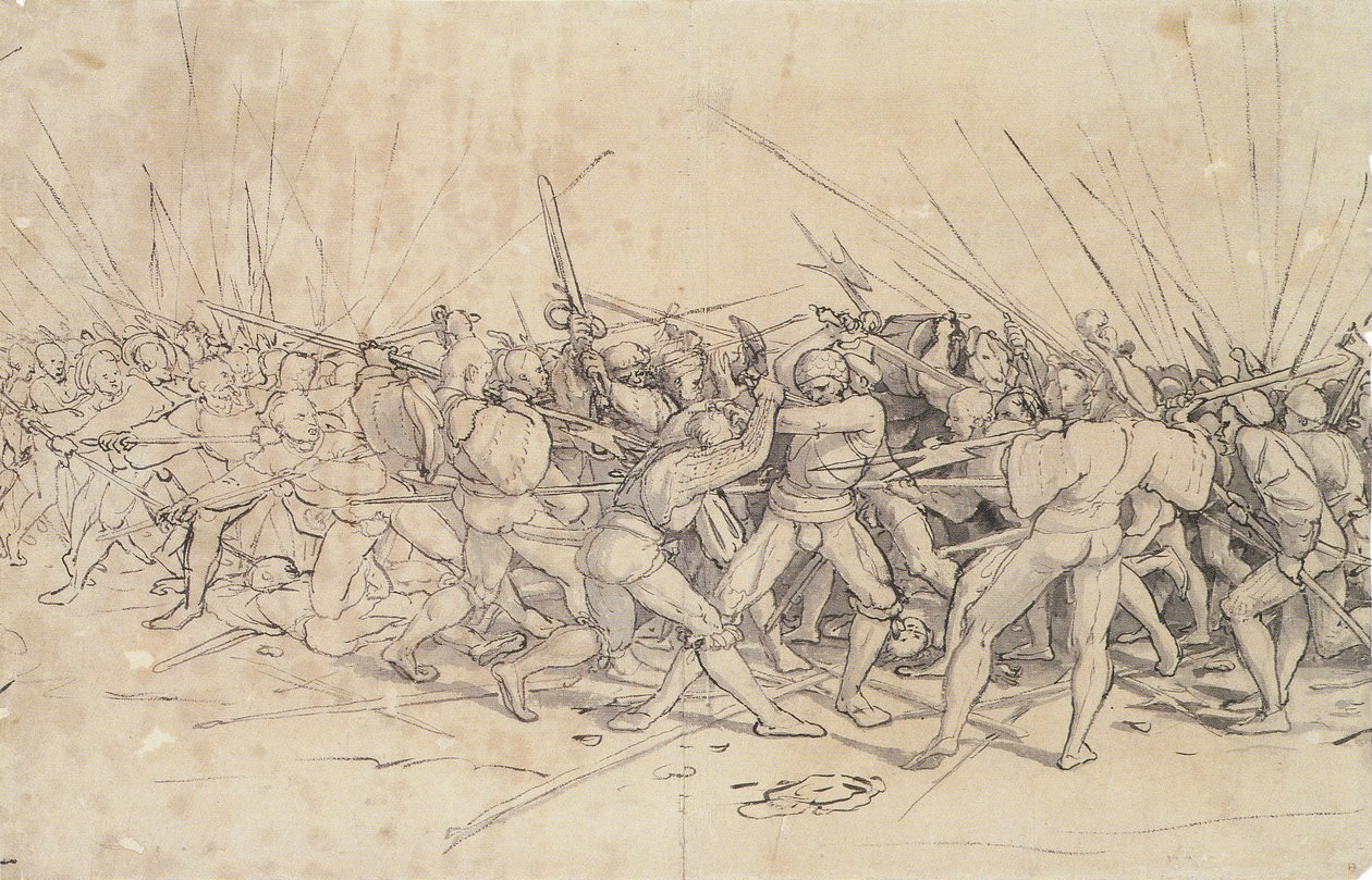 Schlachtenszene von Hans Holbein der Jüngere
