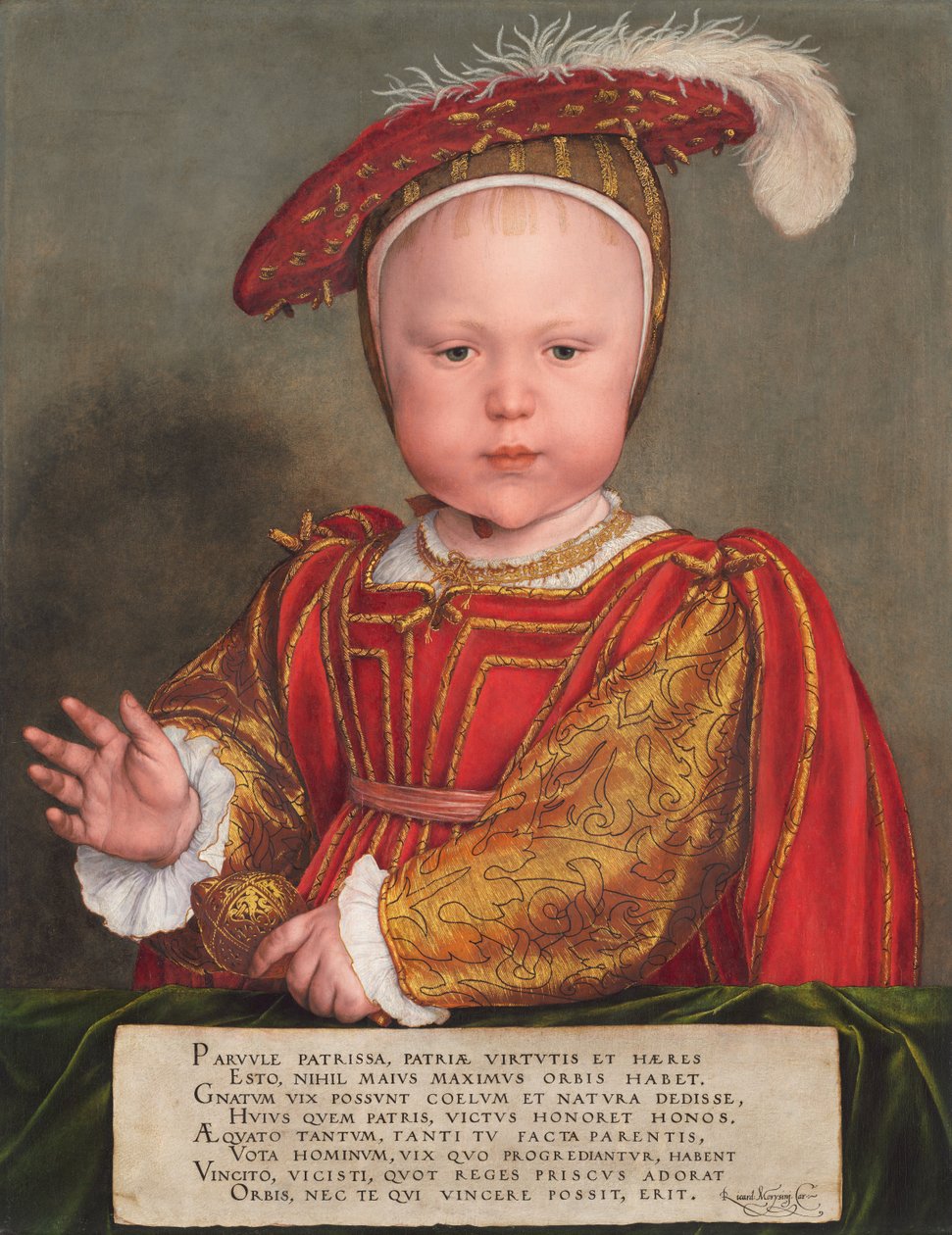 Eduard VI. als Kind von Hans Holbein der Jüngere