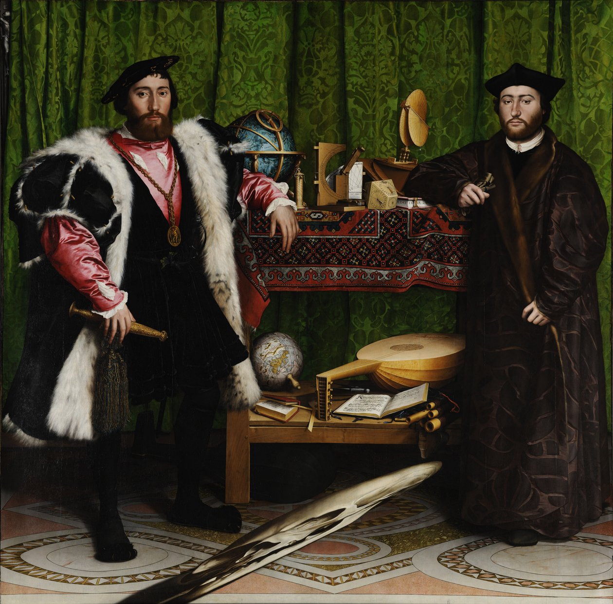 Die Botschafter von Hans Holbein der Jüngere