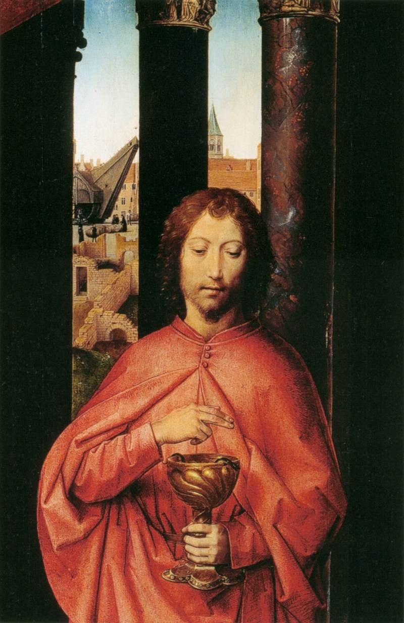 St. Johannes Altar (Detail) von Hans Memling
