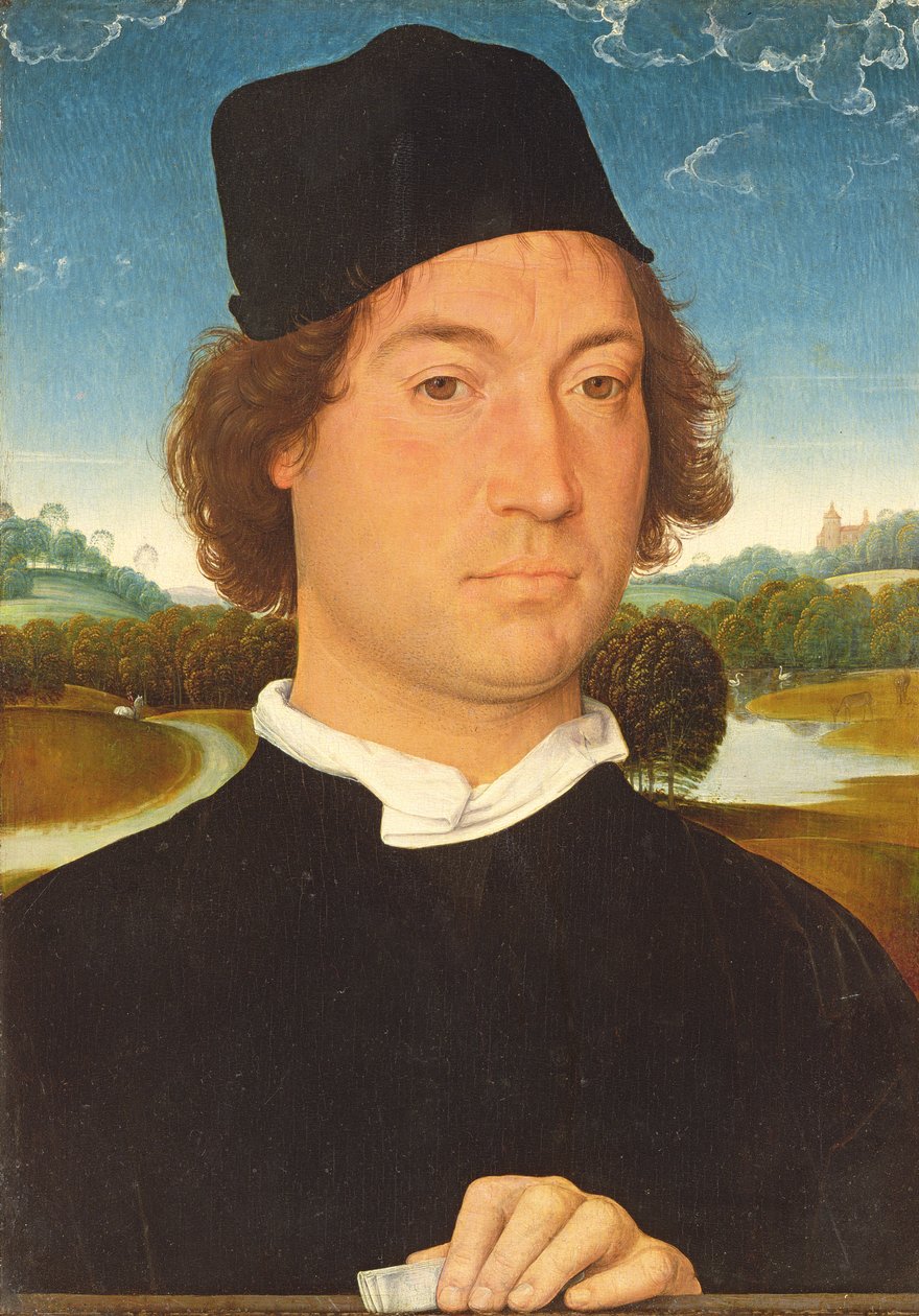 Porträt eines unbekannten Mannes, ca. 1485 von Hans Memling