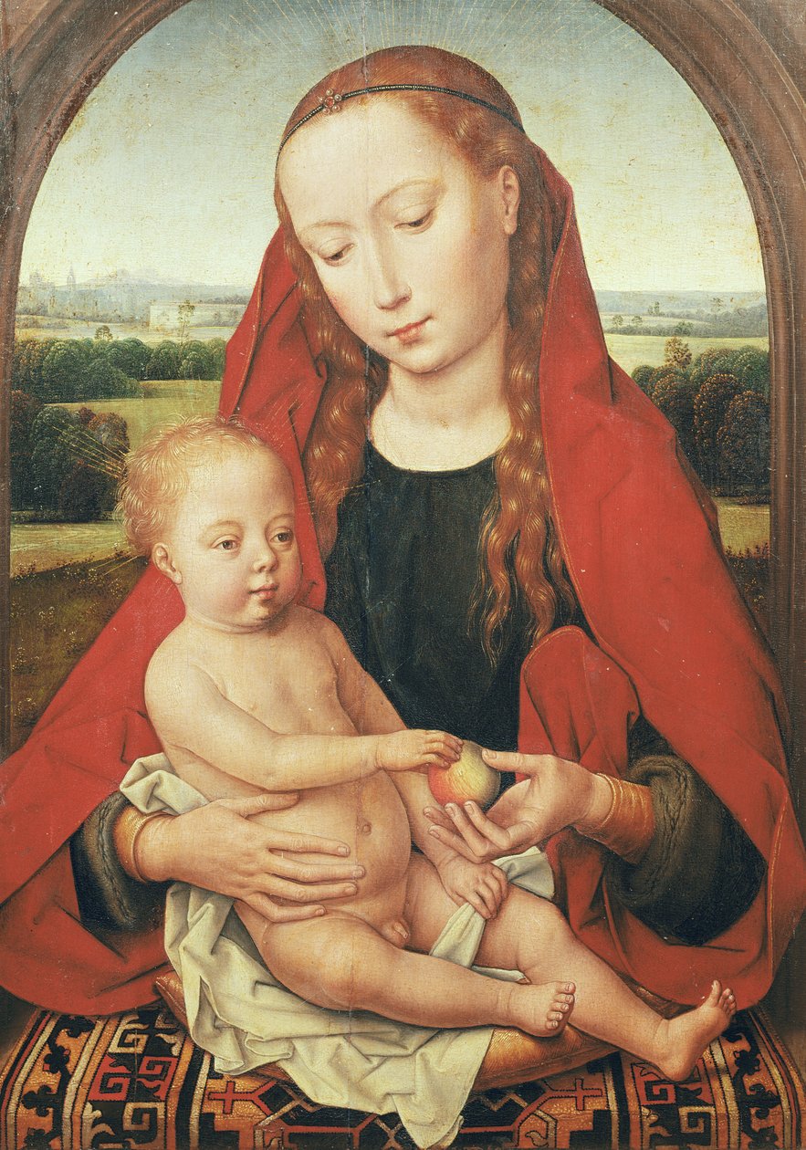 Jungfrau und Kind, ca. 1485-90 von Hans Memling