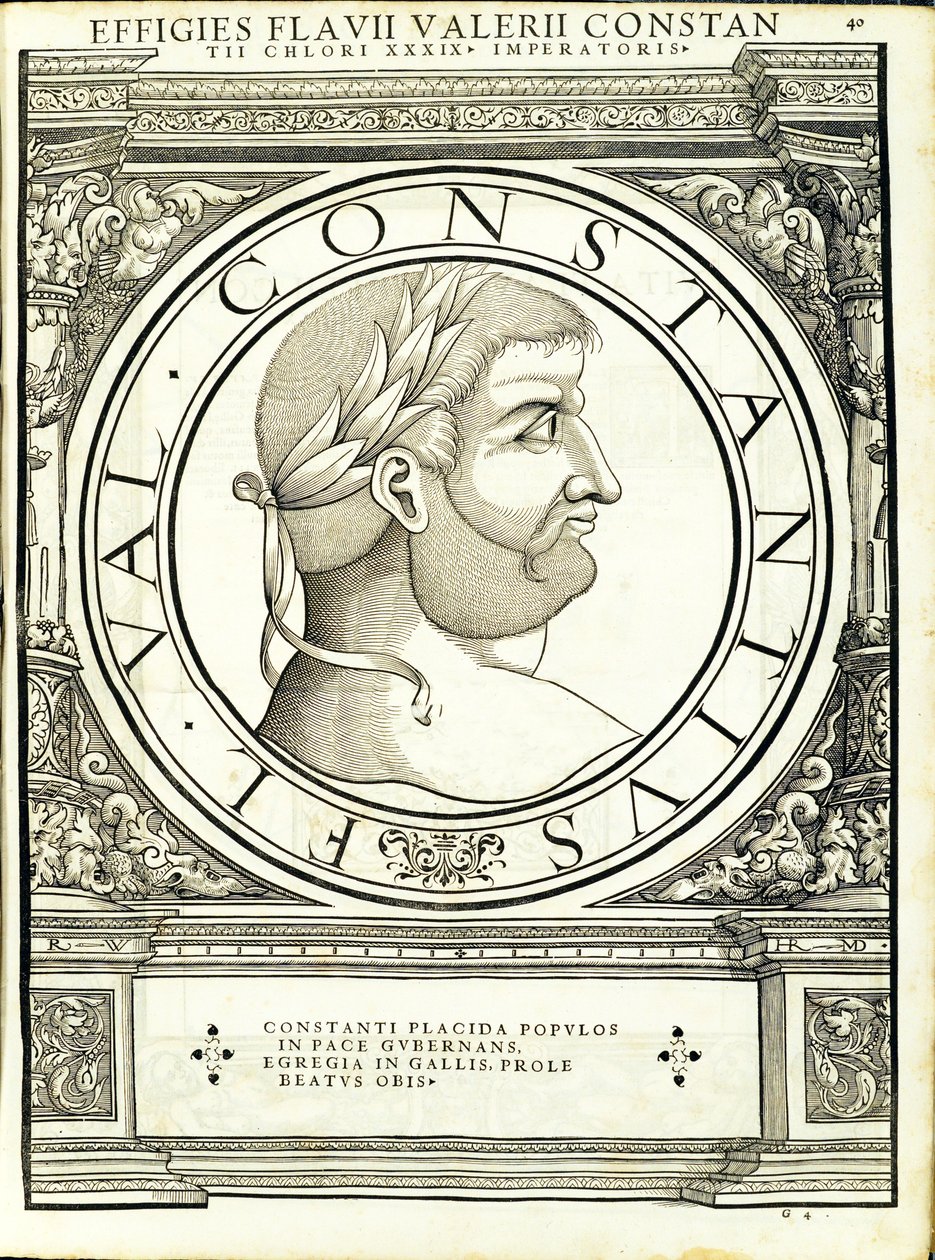 Constantius Chlorus, Illustration aus 