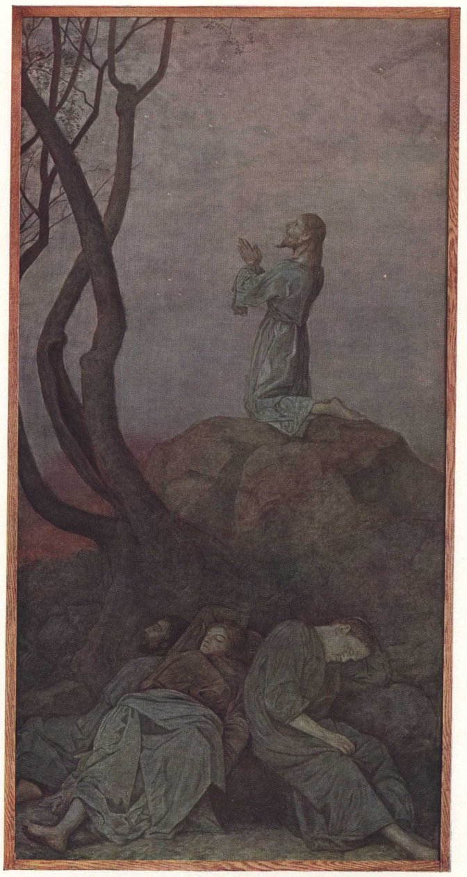 Christus am Ölberg von Hans Thoma