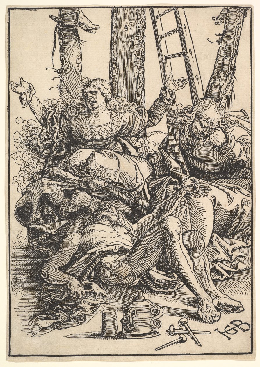 Die Beweinung Christi, 1510 von Hans Baldung