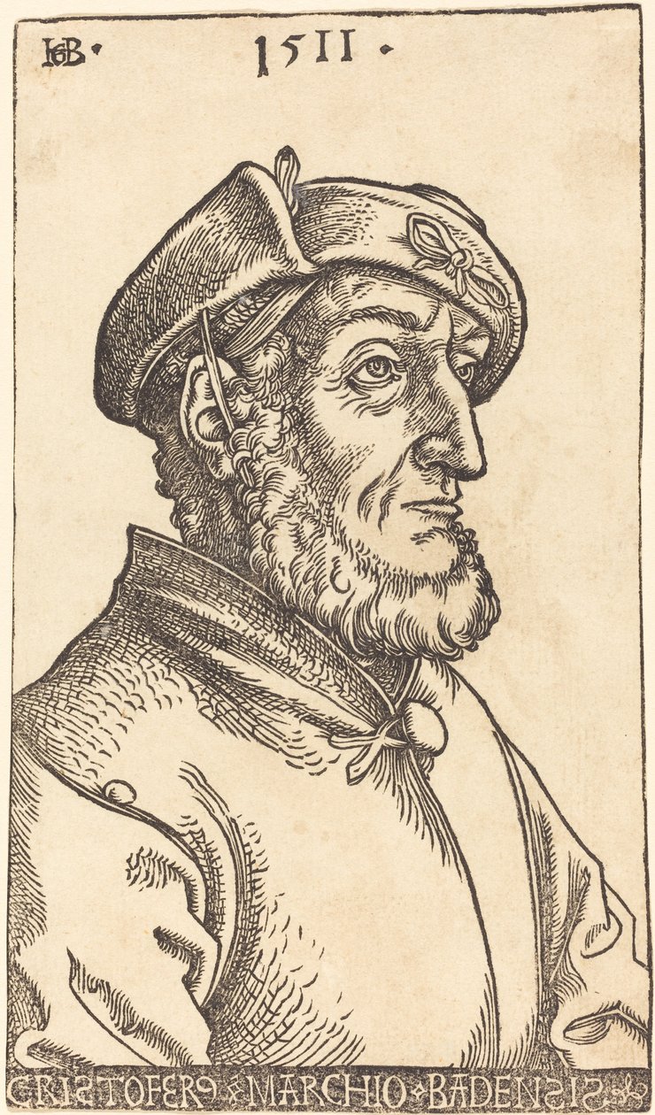 Christoph, Markgraf von Baden von Hans Baldung Grien