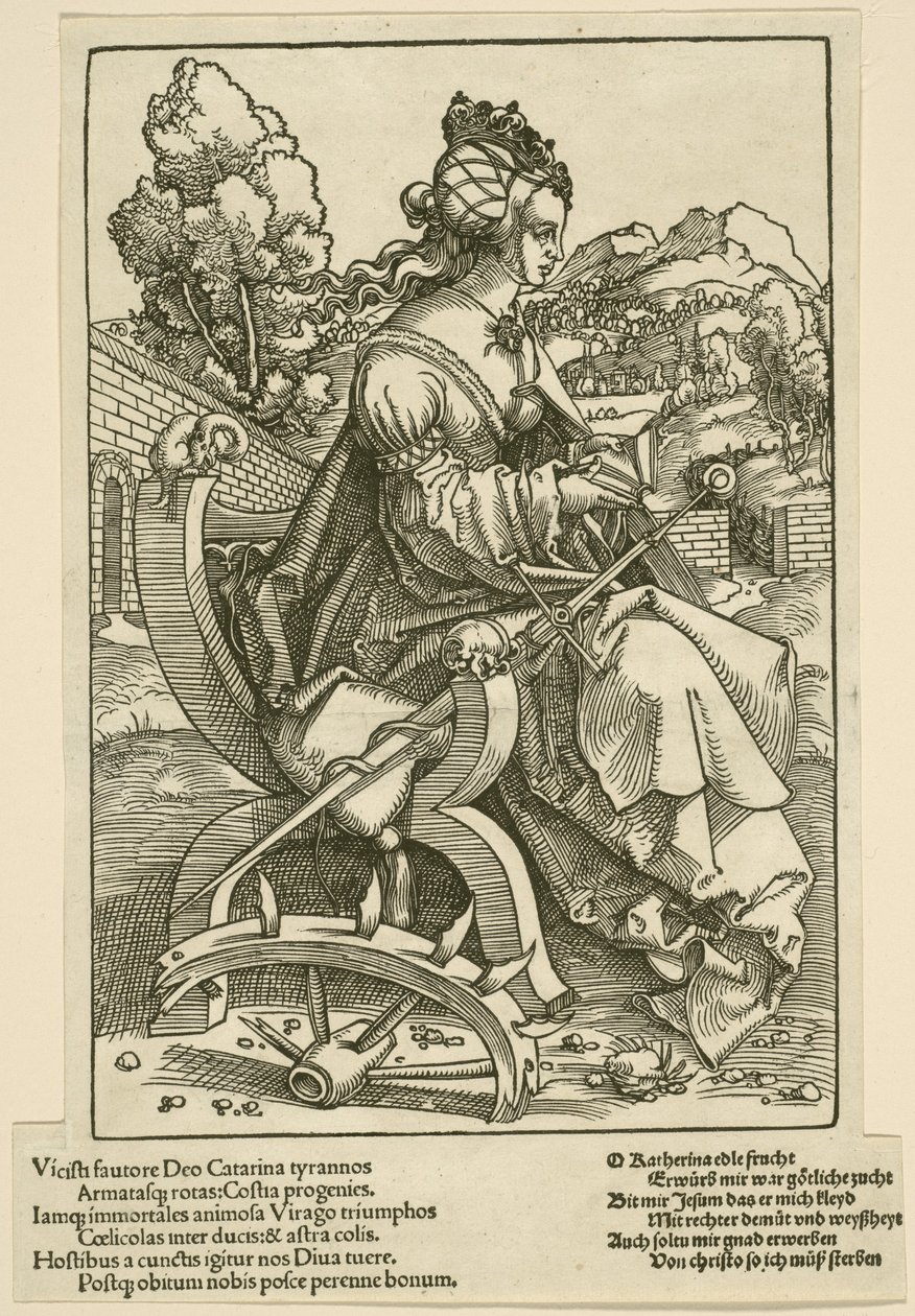 Heilige Katharina, 1505-07 von Hans Baldung Grien