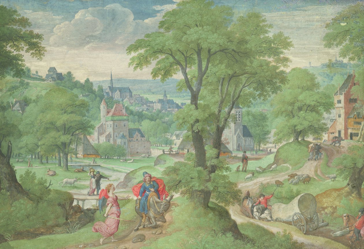 Bileams Esel von Hans Bol