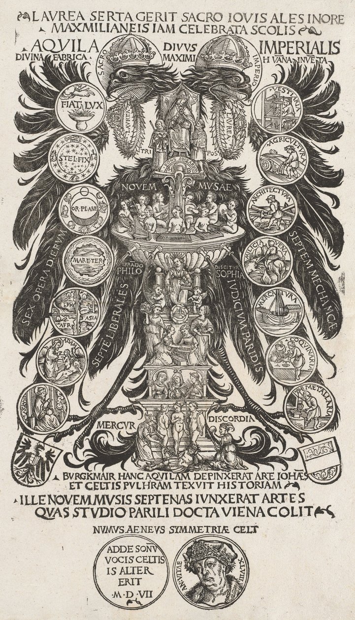 Der kaiserliche Adler von Hans Burgkmair I