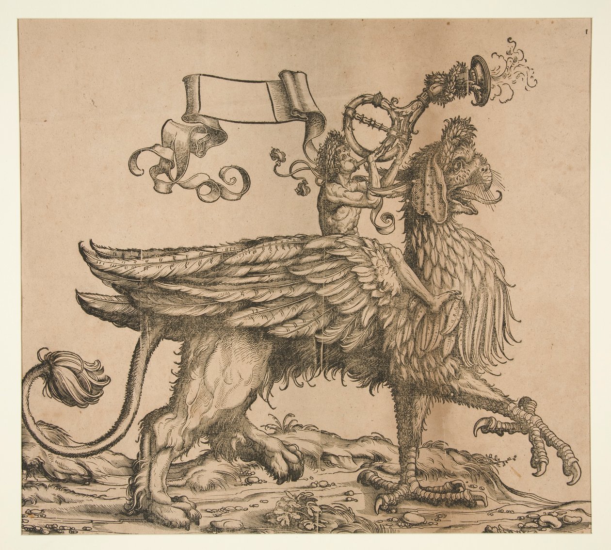 Herold (Verkünder des Triumphs) von Hans Burgkmair the Elder