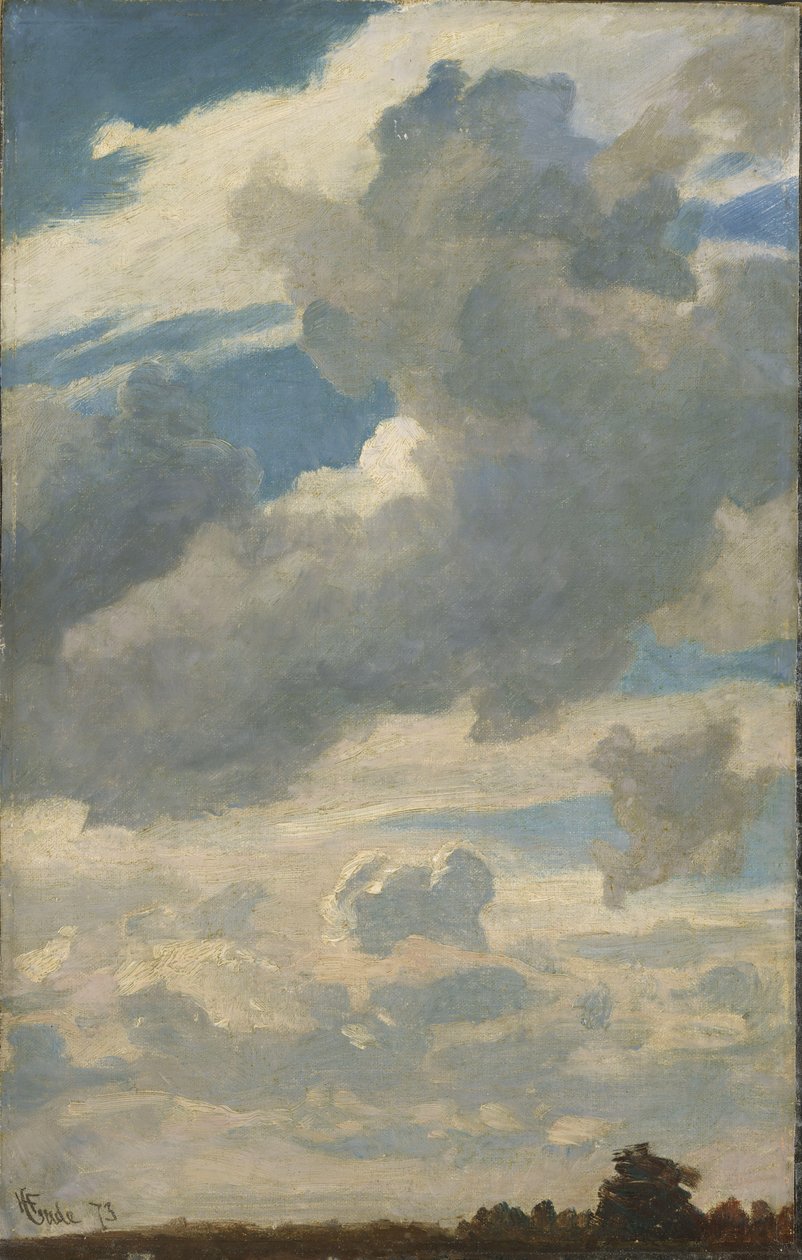 Luftstudie von Hans Gude