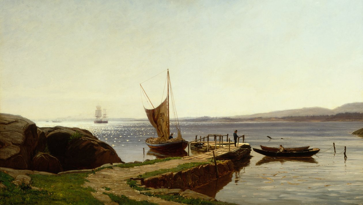 Hvaler Kai von Hans Gude