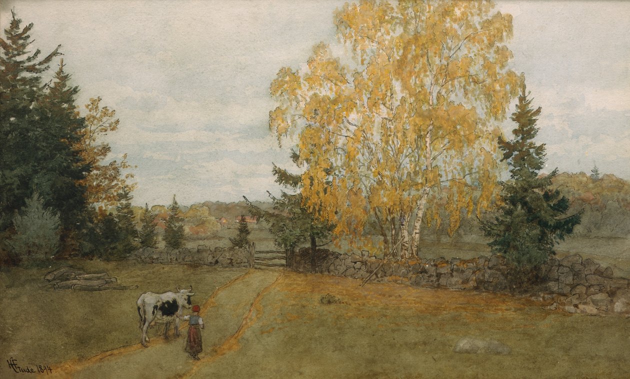 Sonnenuntergang von Hans Gude