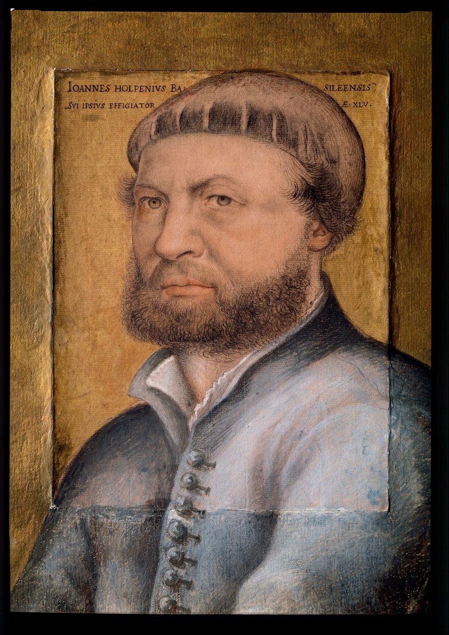 Selbstporträt von Hans Holbein der Jüngere