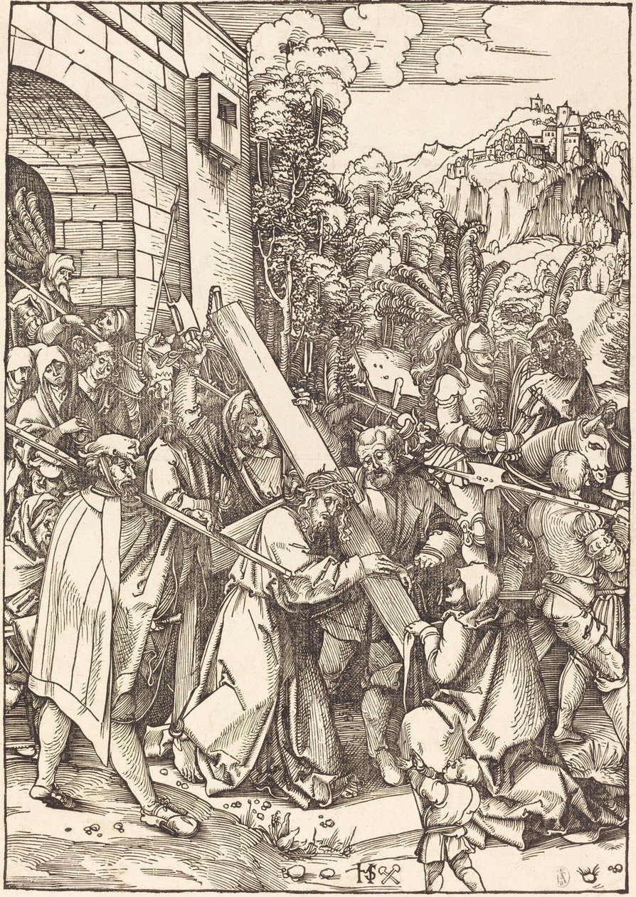 Christus trägt das Kreuz von Hans Leonard Schaufelein