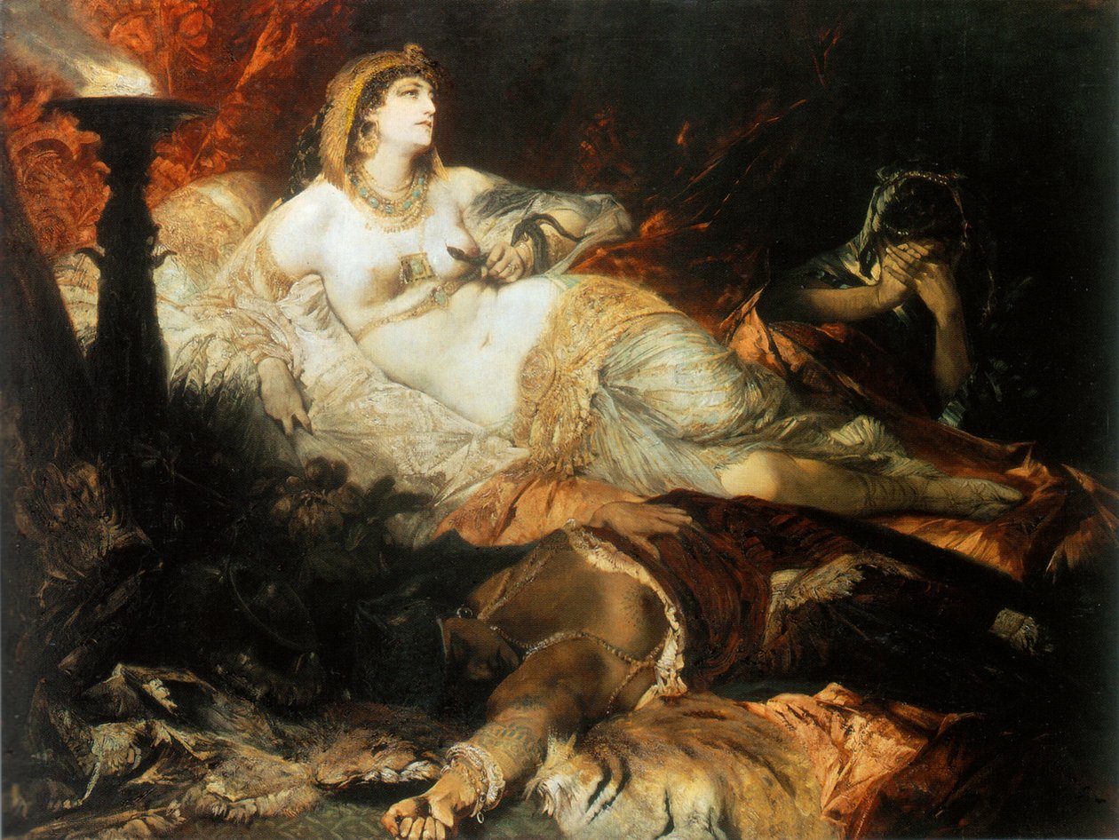 Der Tod der Kleopatra von Hans Makart