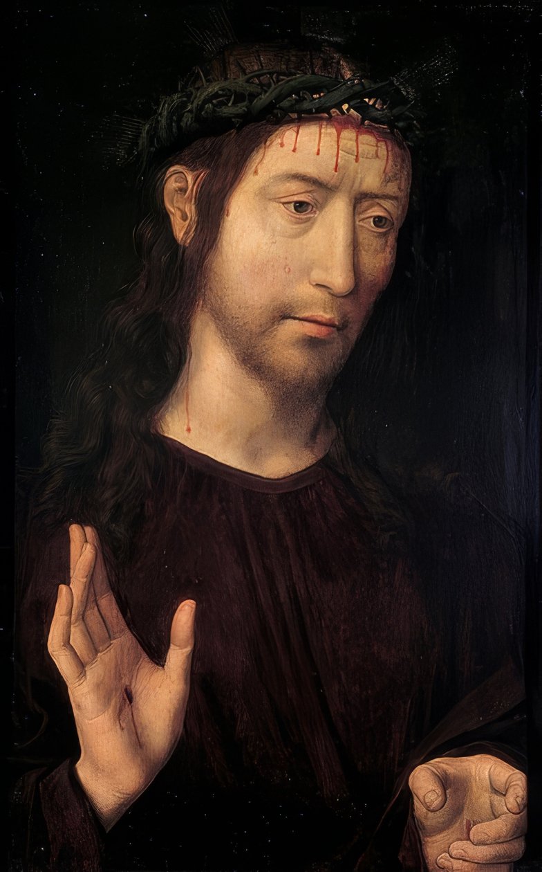 Der leidende Christus von Hans Memling
