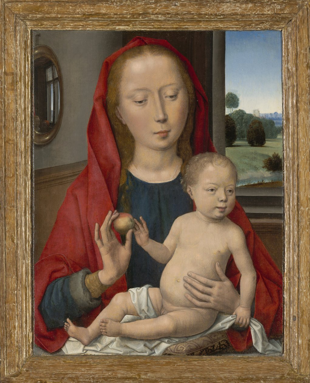 Jungfrau und Kind, 1485-90 von Hans Memling