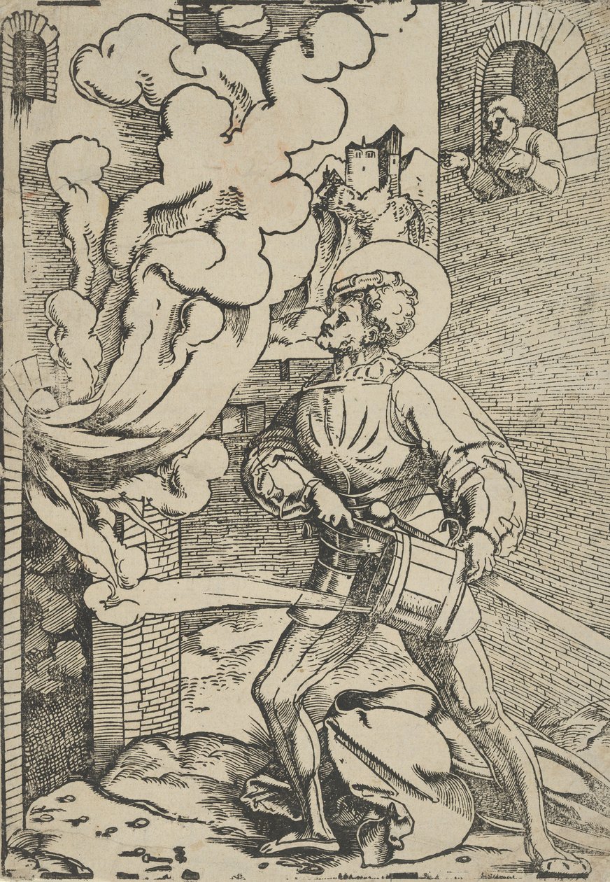 Heiliger Florian (Neudruck) von Hans Schäufelein the Elder