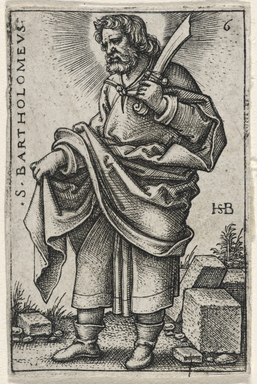 Heiliger Bartholomäus, 1541-46 von Hans Sebald Beham
