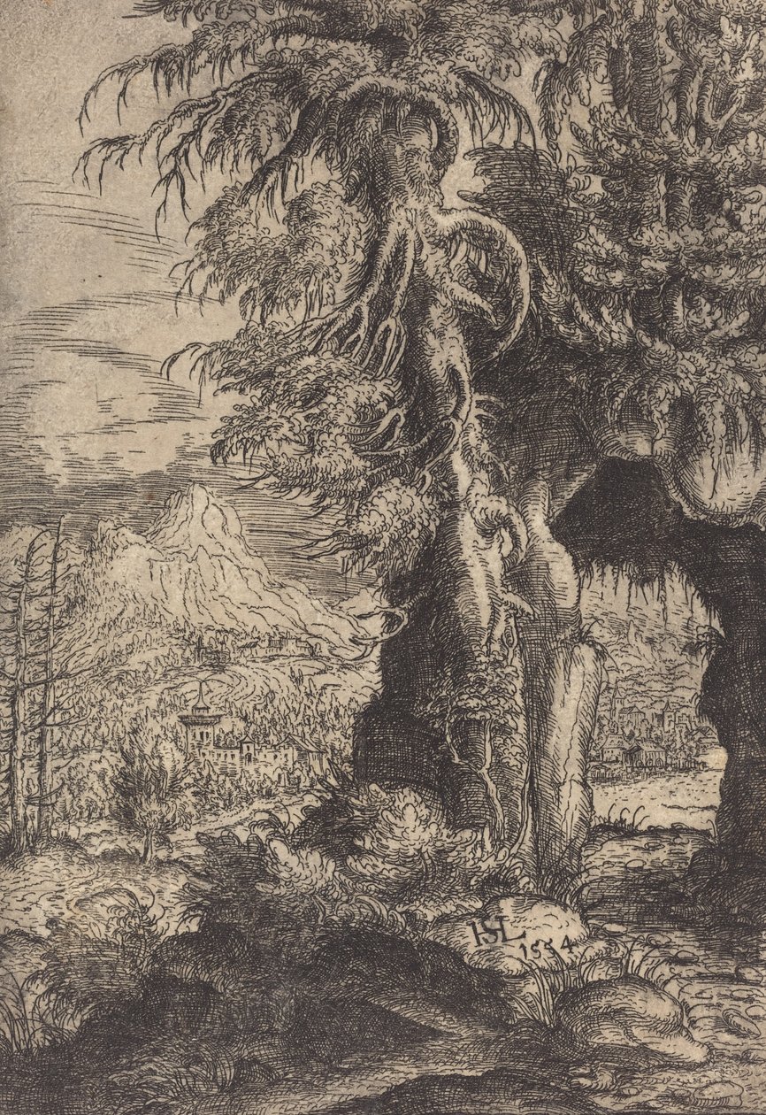 Das Tor in den Felsen, 1554 von Hans Sebald Lautensack
