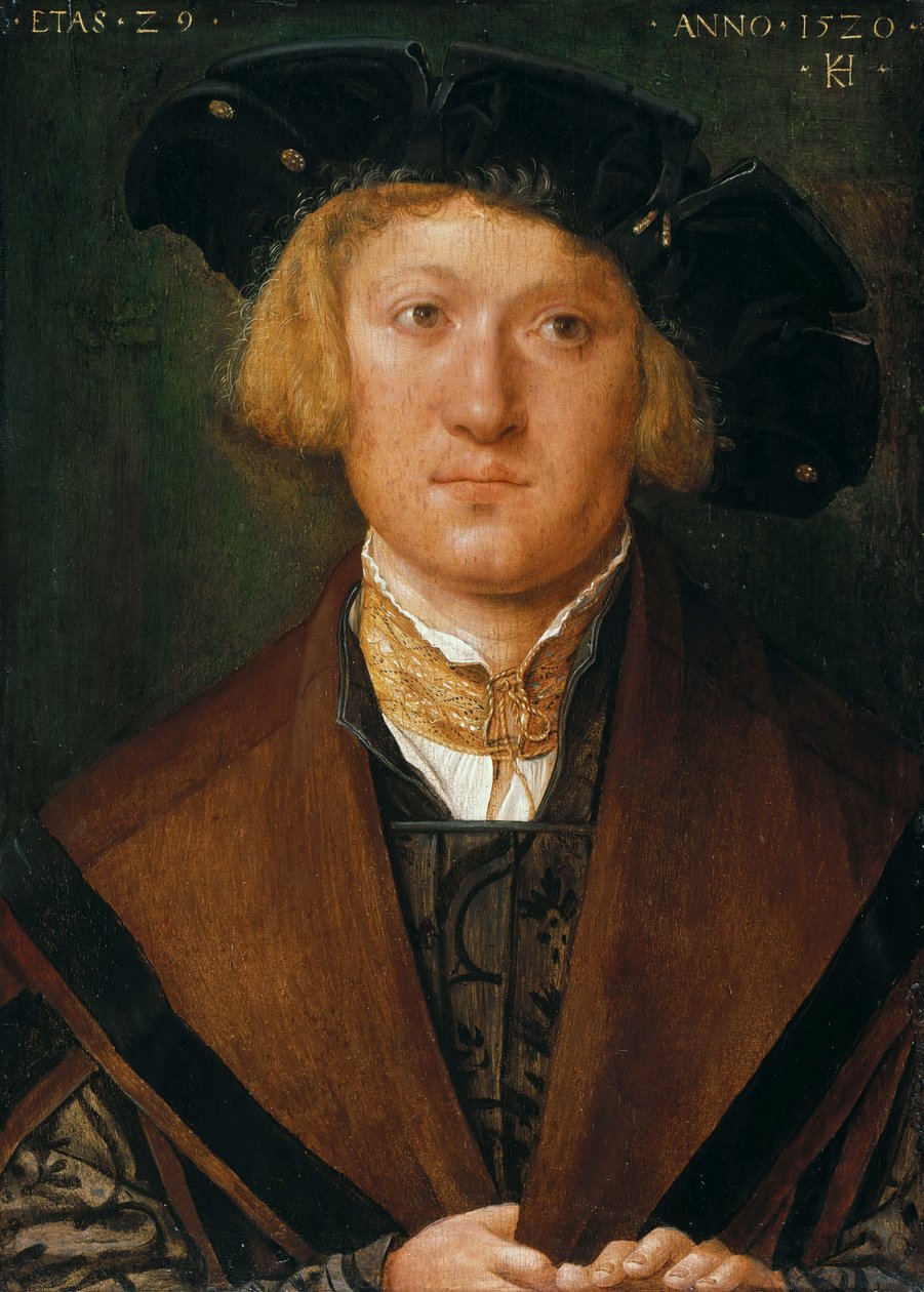 Bildnis eines jungen Mannes von Hans von Kulmbach