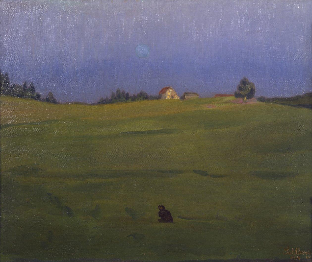 Von Hogsvedt in Ås von Harald Oscar Sohlberg