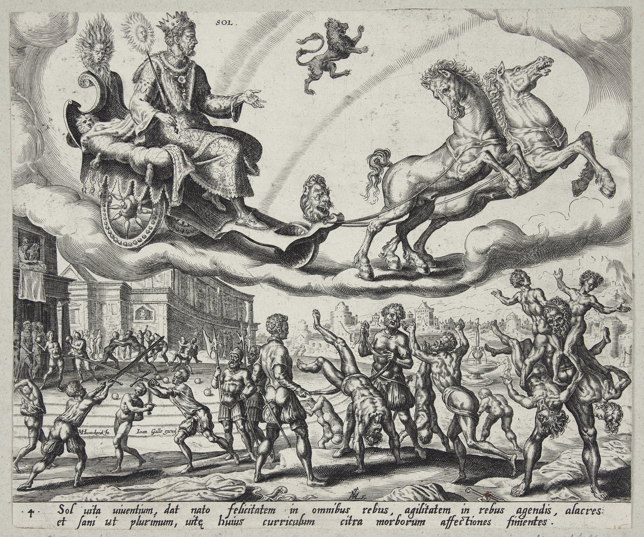 Sol, die Sonne von Harmen Jansz. Muller