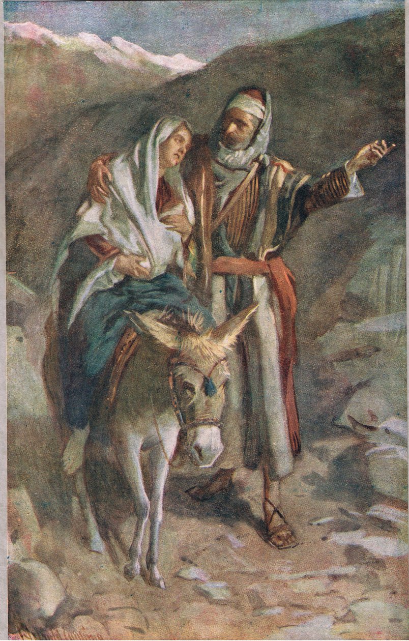 Die Flucht nach Ägypten von Harold Copping