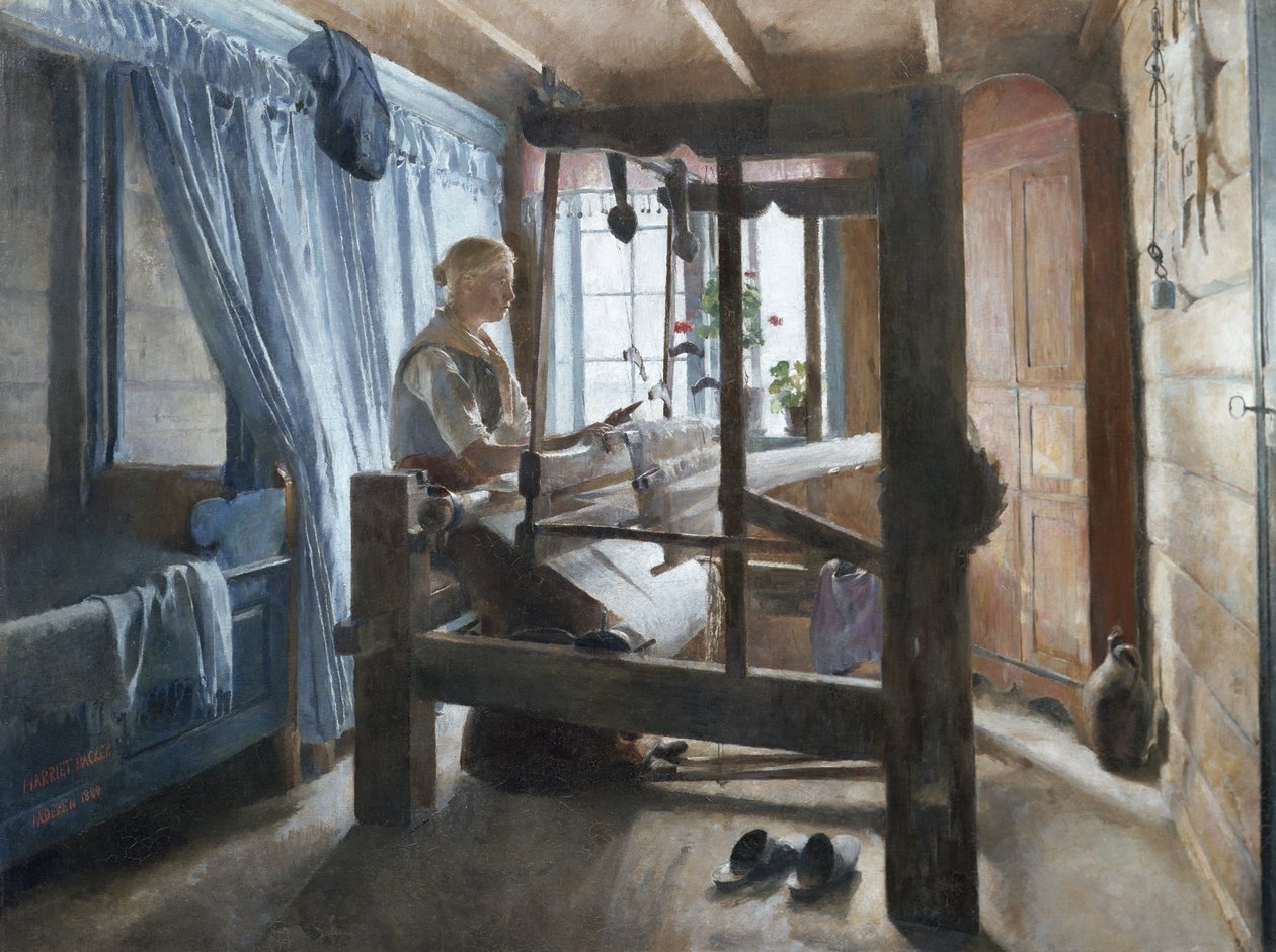 Ein Webhaus von Harriet Backer