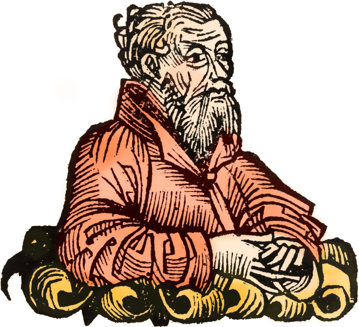 Porträt von Strabo, 1493 von Hartmann Schedel