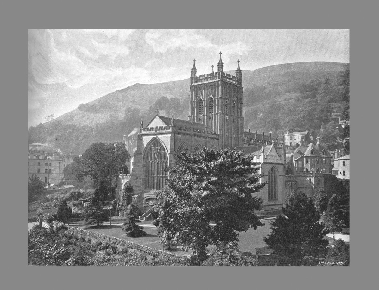 Prioratskirche, Great Malvern, ca. 1900 von Harvey Barton