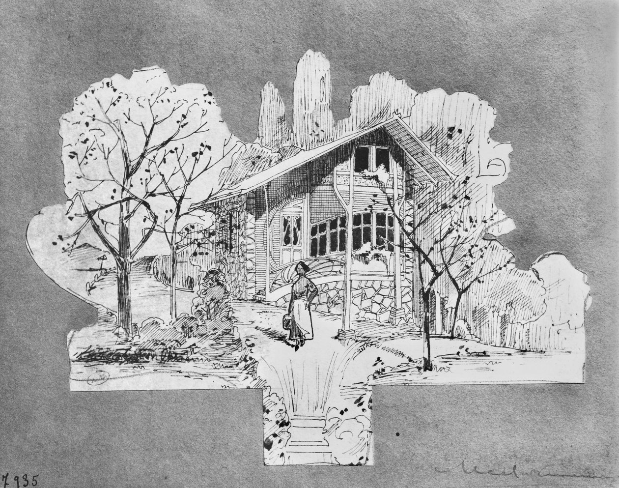 Projekt für eine Villa, La Maisonnette von Hector Guimard
