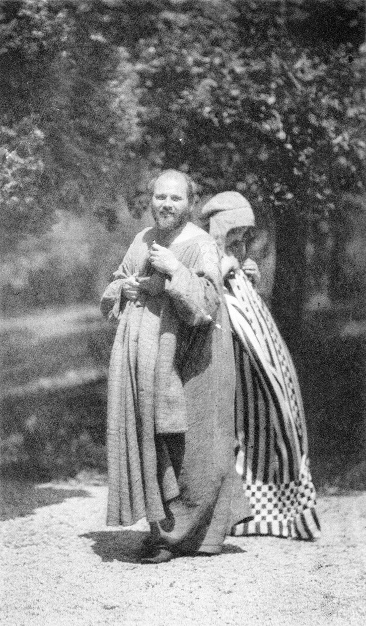 Gustav Klimt und Emilie Flöge von Heinrich Böhler