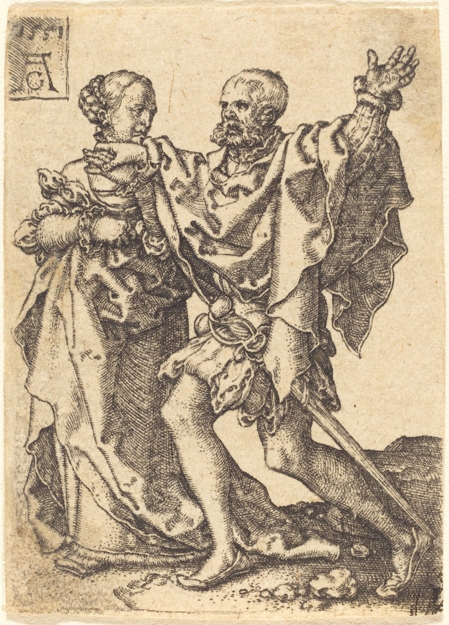 Tanzendes Paar von Heinrich Aldegrever