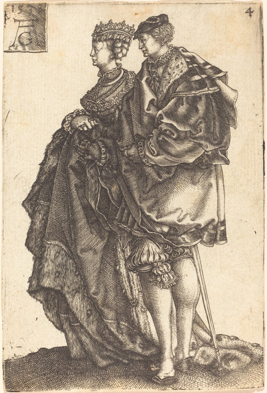 Große Hochzeitstänzer, 1538 von Heinrich Aldegrever