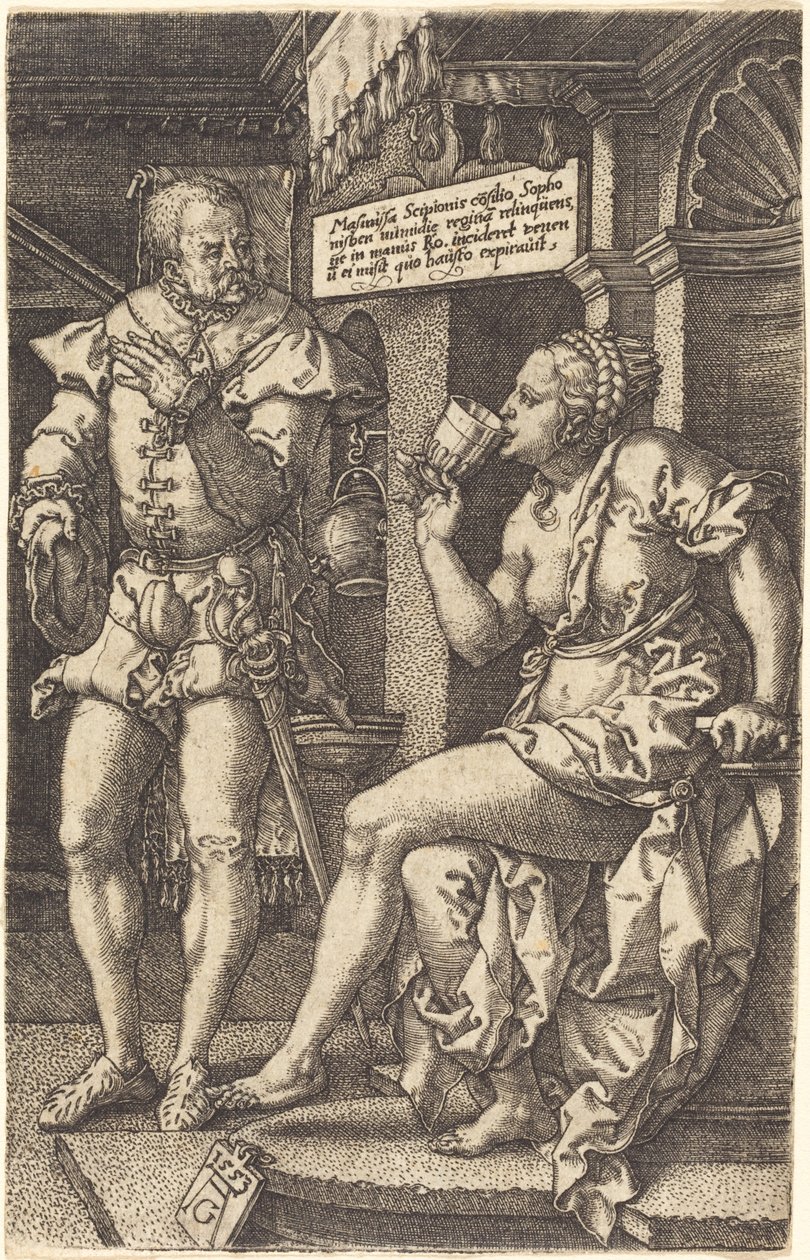 Sophonisba von Heinrich Aldegrever