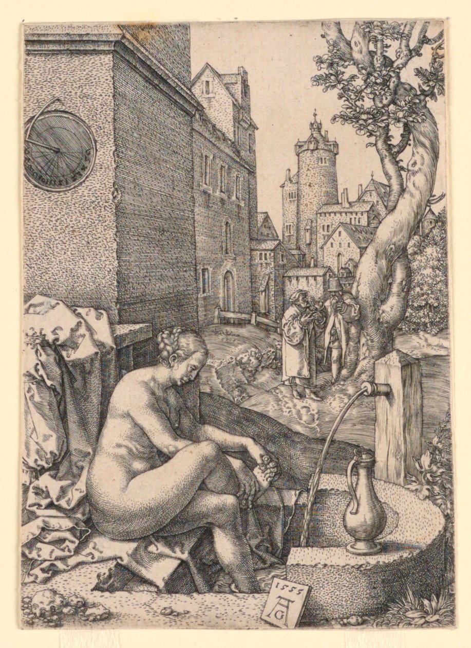 Susanna und die Ältesten von Heinrich Aldegrever