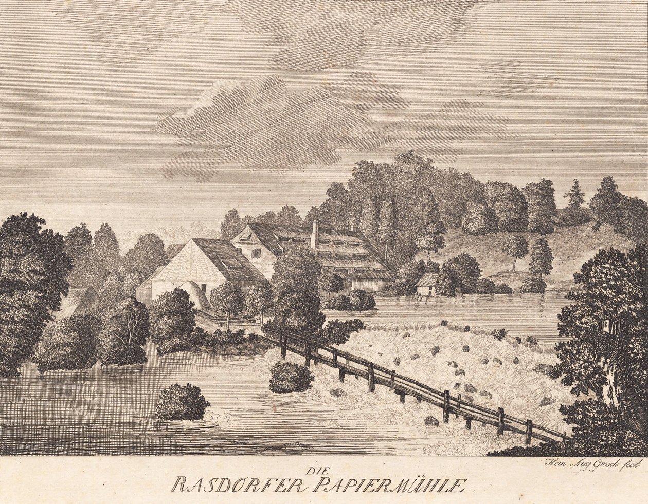 Die Rasdorfer Papiermühle von Heinrich Grosch