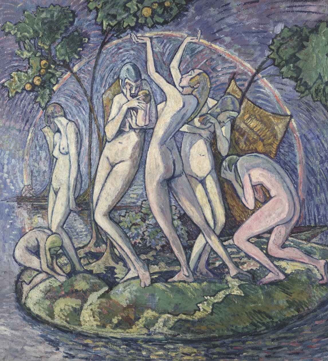 Die Insel des Friedens, ca. 1918-19 von Heinrich Vogeler