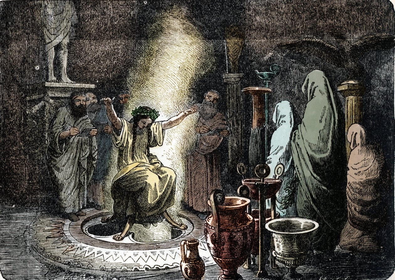 Das Orakel von Delphi von Heinrich Leutemann