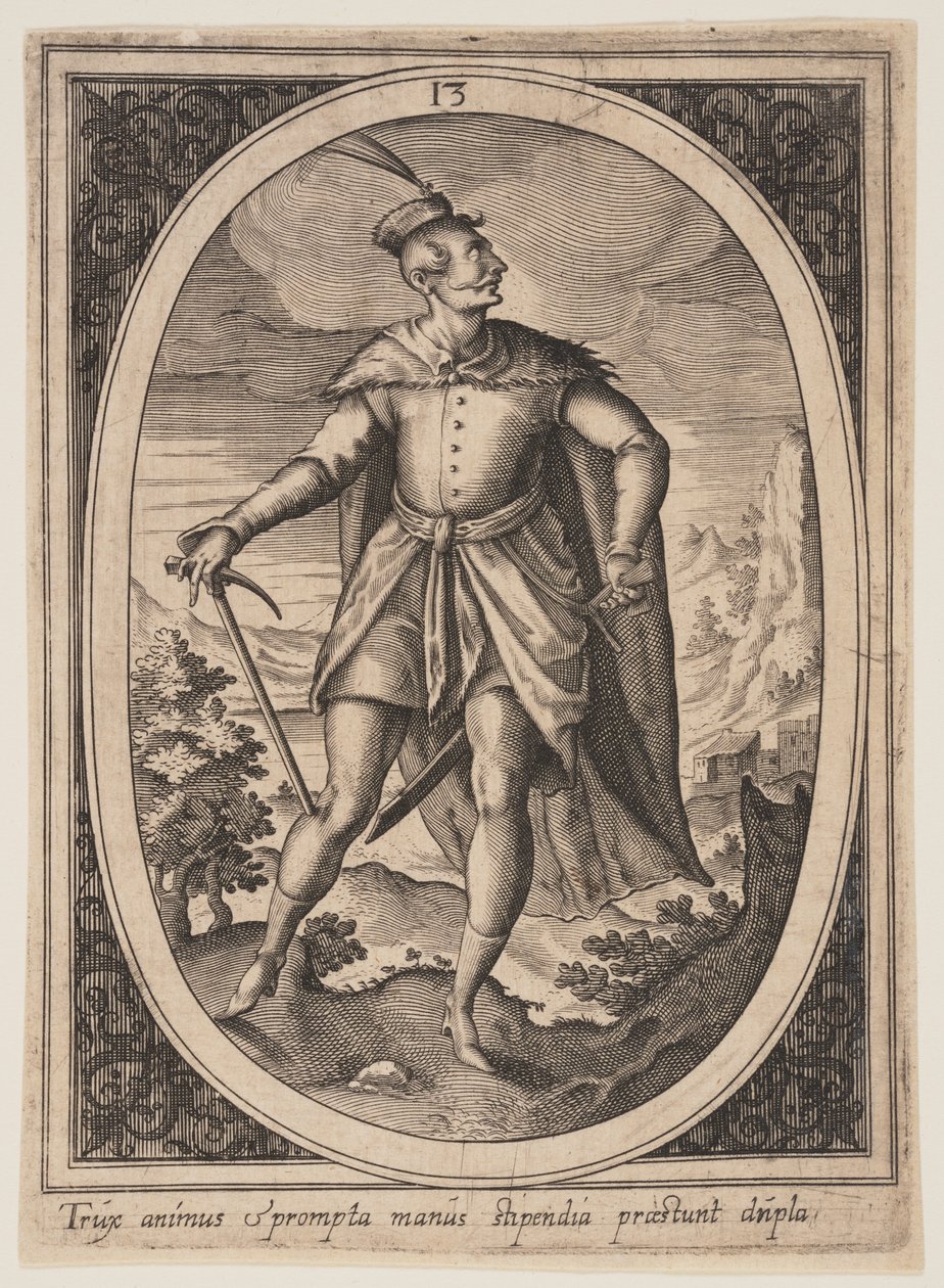 Tafel 13 aus Militärfiguren von Heinrich Ulrich