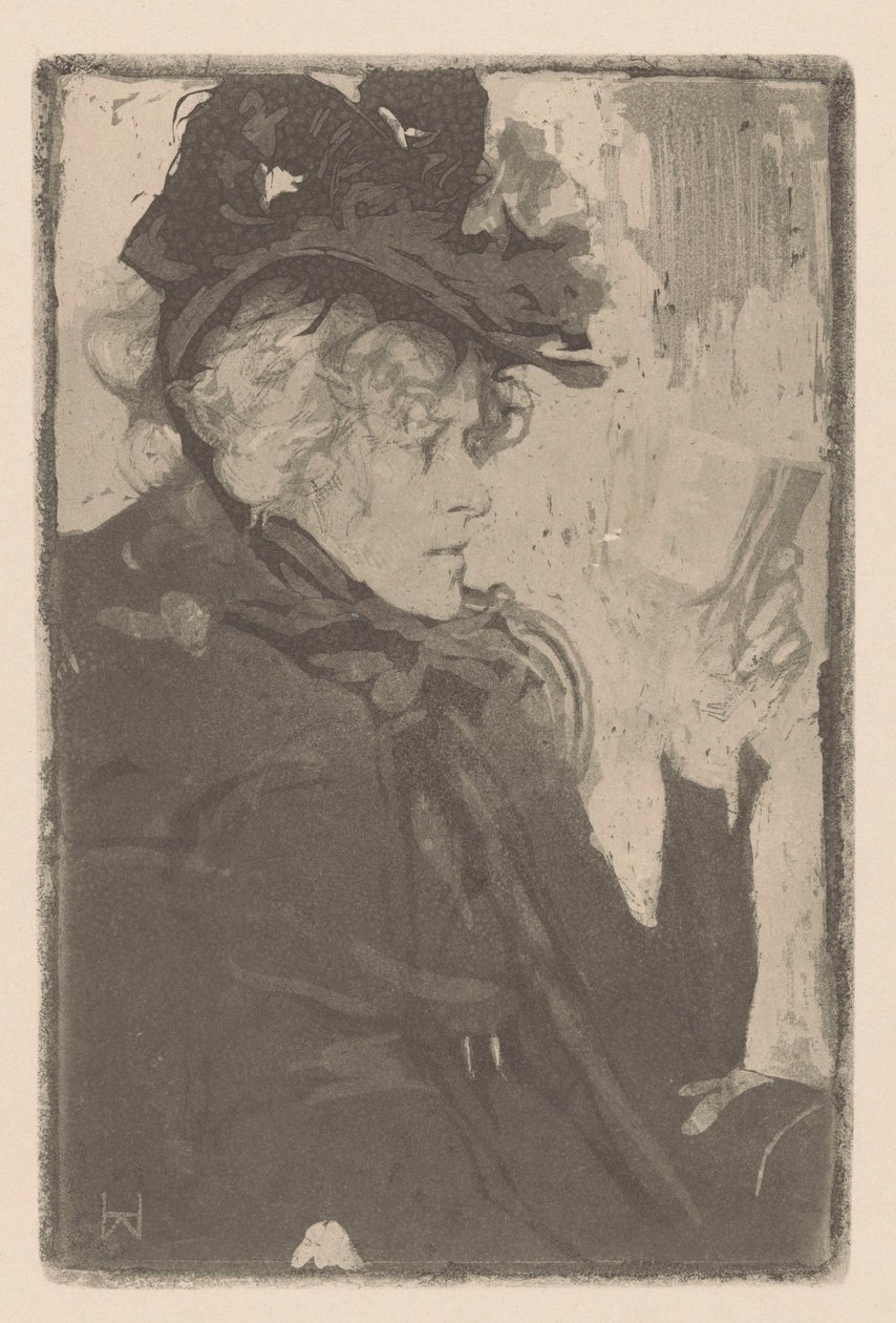 Lesende Frau von Heinrich Wolff