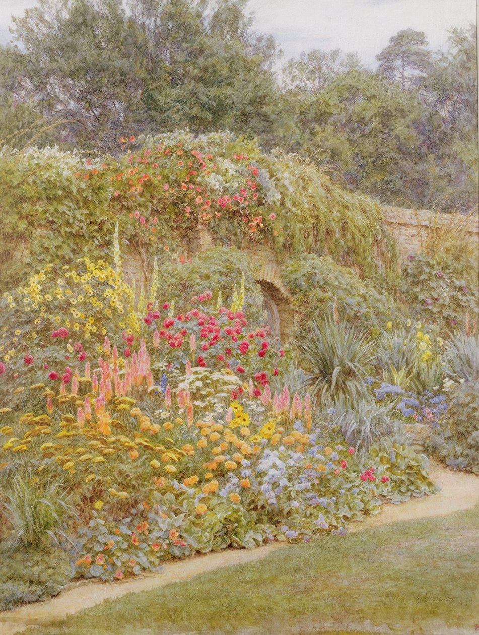 Gertrude Jekylls Garten, Munstead Wood, Surrey von Helen Allingham